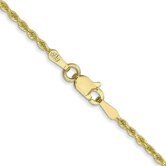 10k Diamond-cut Rope Chain 20inch 10K012-20 – - Main Image
