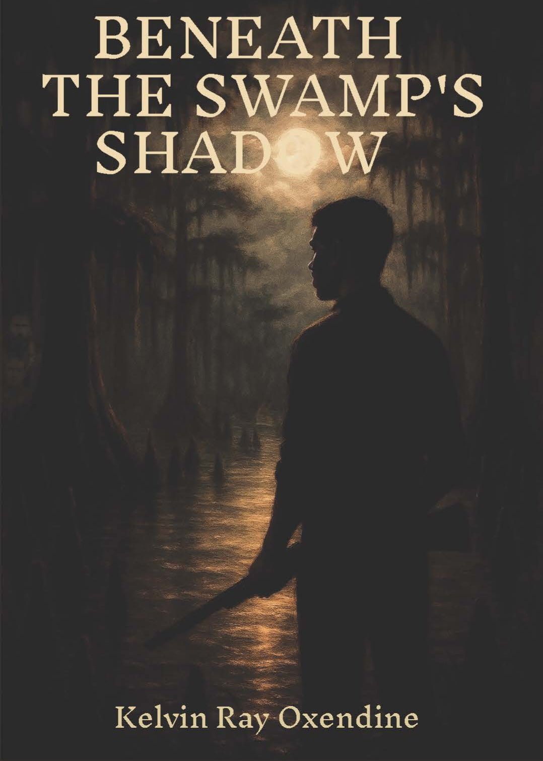 Gift box featuring a card with Beneath the Swamp's Shadow by Kelvin Ray Oxendine, a book by the artist's brand.