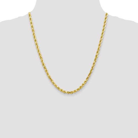 Leslie's 10K 4.5mm Diamond-Cut Rope Chain 22inch