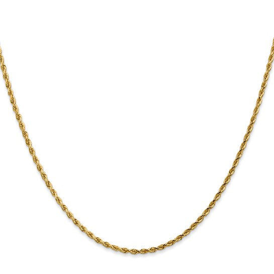 Leslie's 10K 2mm Diamond-Cut Rope Chain 18inch