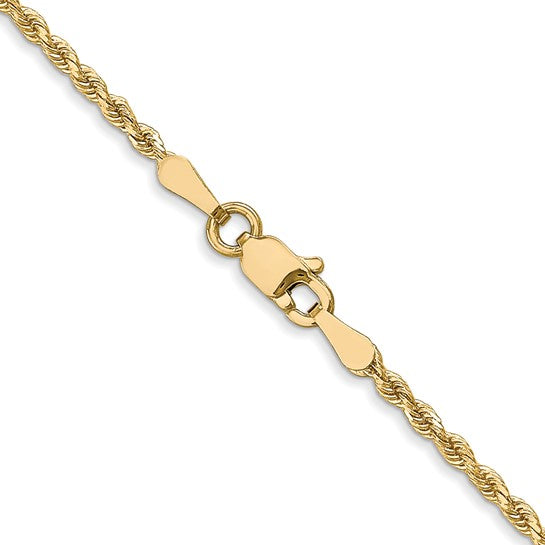 Leslie's 10K 2mm Diamond-Cut Rope Chain 18inch