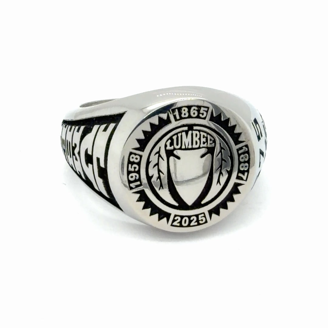 575 Lumbee Ring Gents/Mens Stainless Warrior