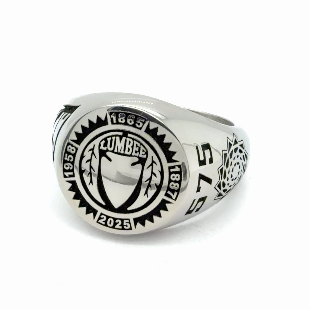 575 Lumbee Ring Gents/Mens Stainless Warrior