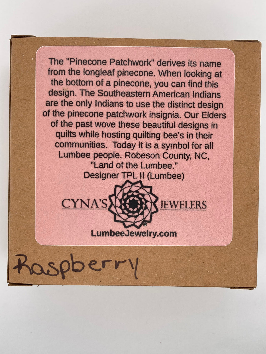 Pinecone Patchwork Soap Raspberry