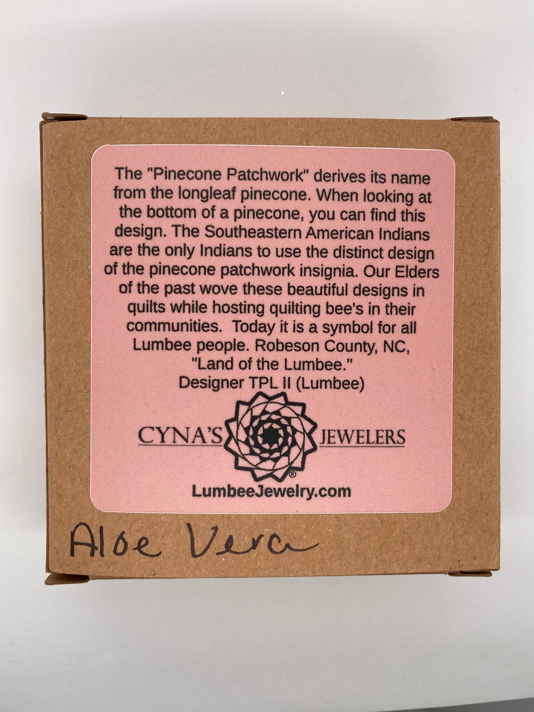 Pinecone Patchwork Soap Aloe Vera