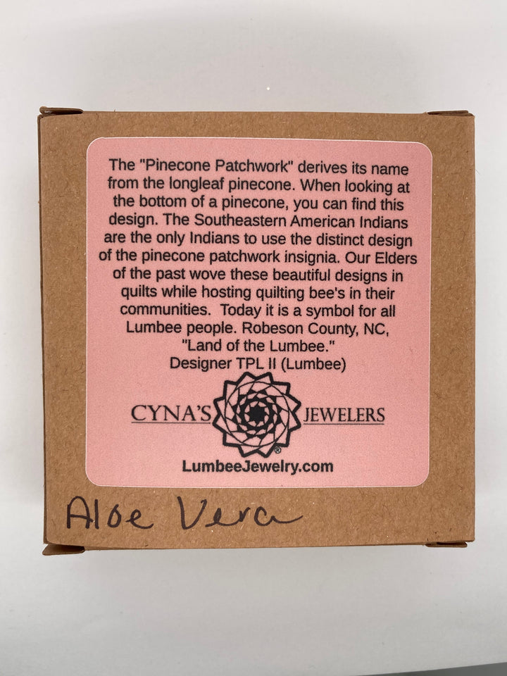 Pinecone Patchwork Soap Aloe Vera