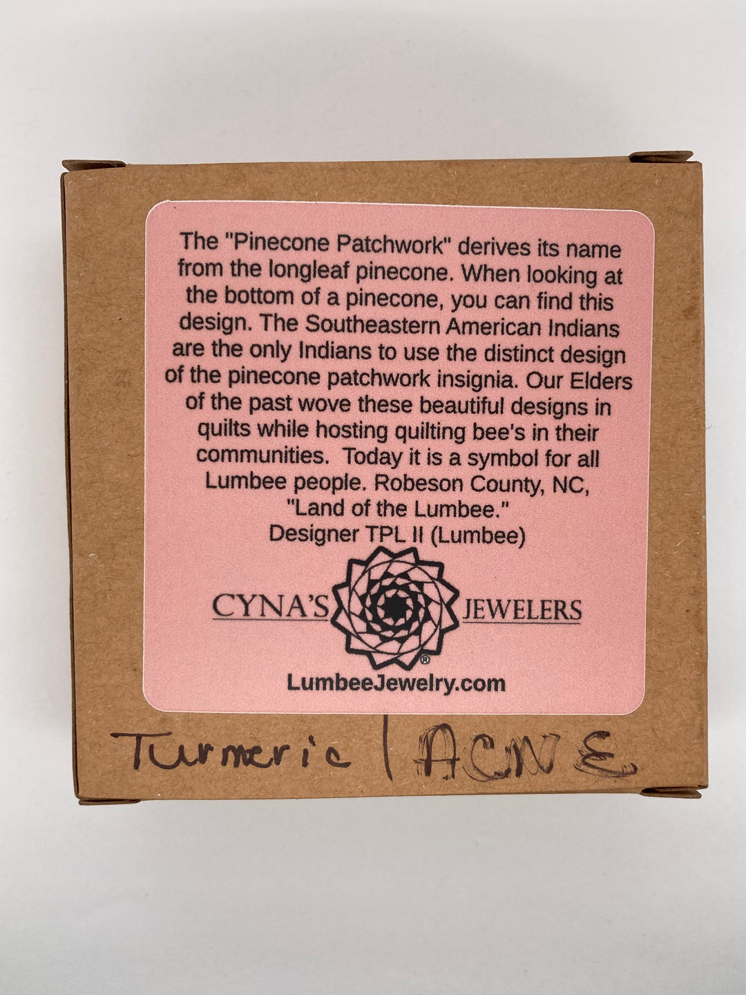 Pinecone Patchwork Soap Acne Turmeric