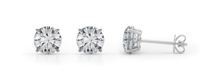 1 Pair Lab Grown Studs/Earrings 14k Gold