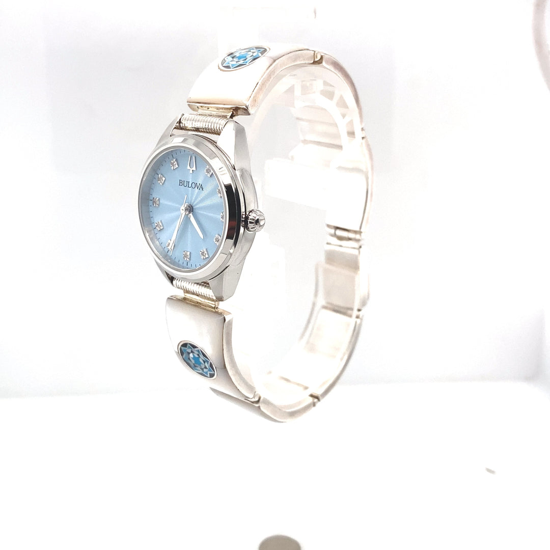 Ladies Inlay Watch Pearl