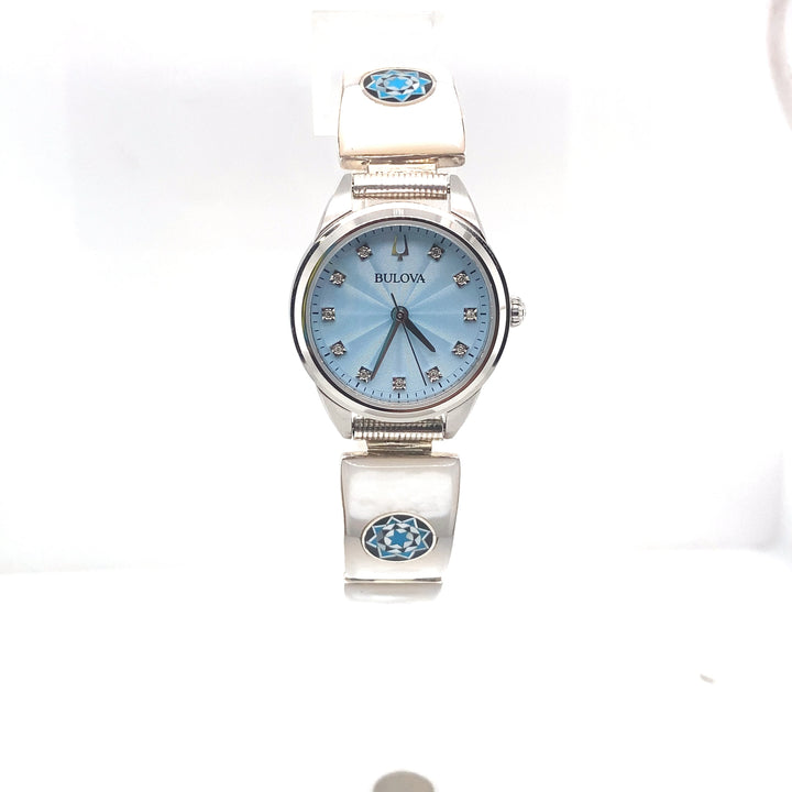 Ladies Inlay Watch Pearl