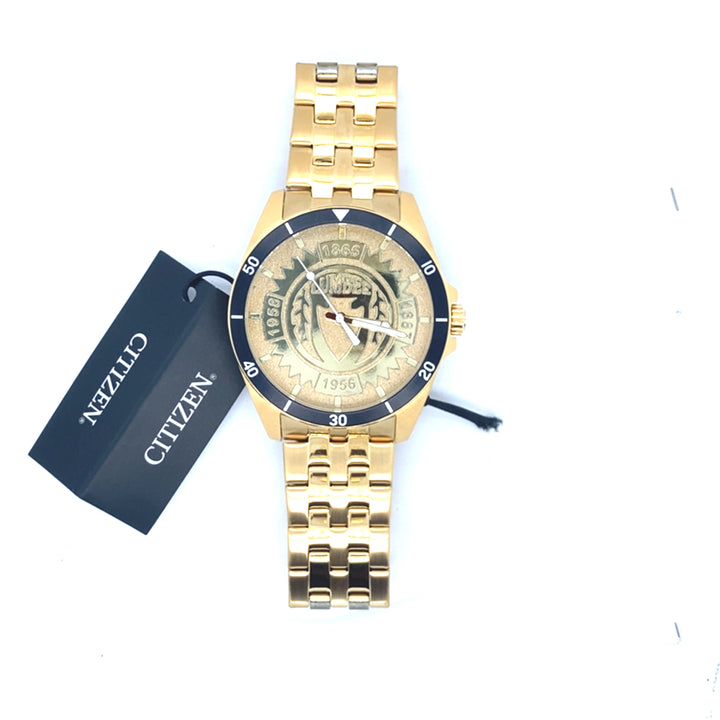 Lumbee Gents/Mens Citizen Watch Gold Tone