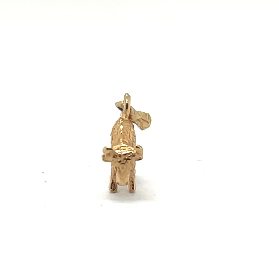 14k Custom Solid Buffalo Charm