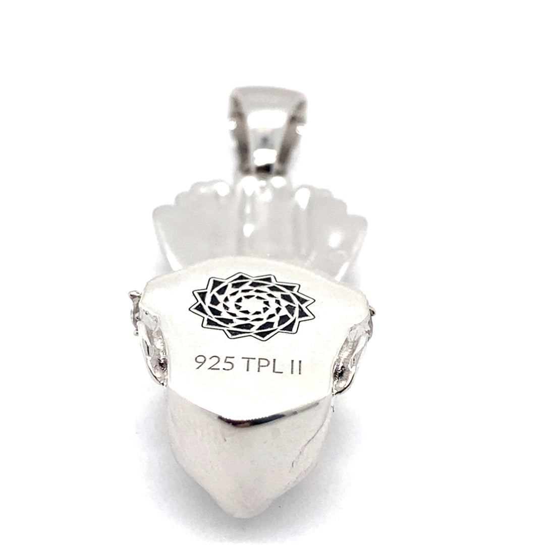 Lumbee Dancer Sterling Silver Charm w/Stones