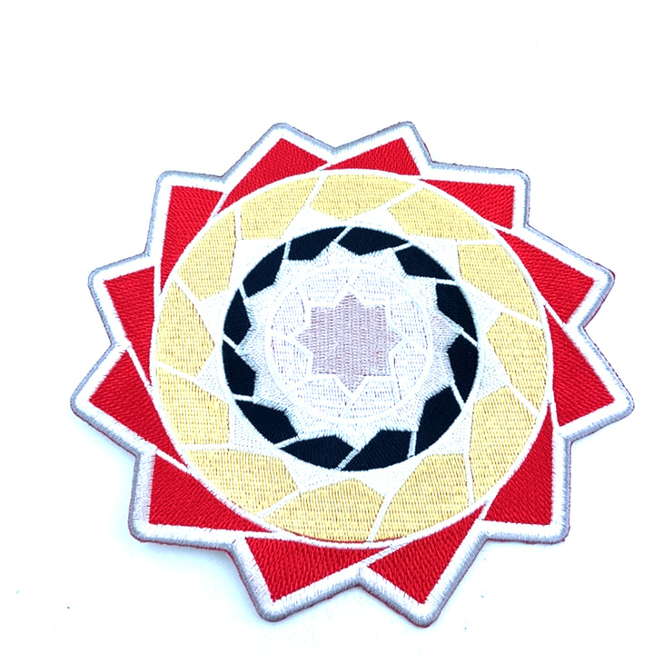 Pinecone Patchwork 6 inch Embroidery Tribal (Patch Only)