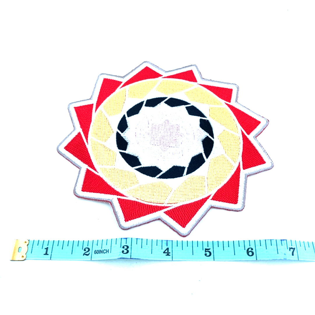 Pinecone Patchwork 6 inch Embroidery Tribal (Patch Only)