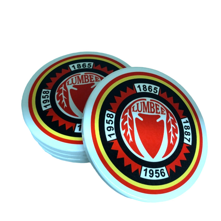 Lumbee Heritage (tribal) Ceramic Coasters 4 inch