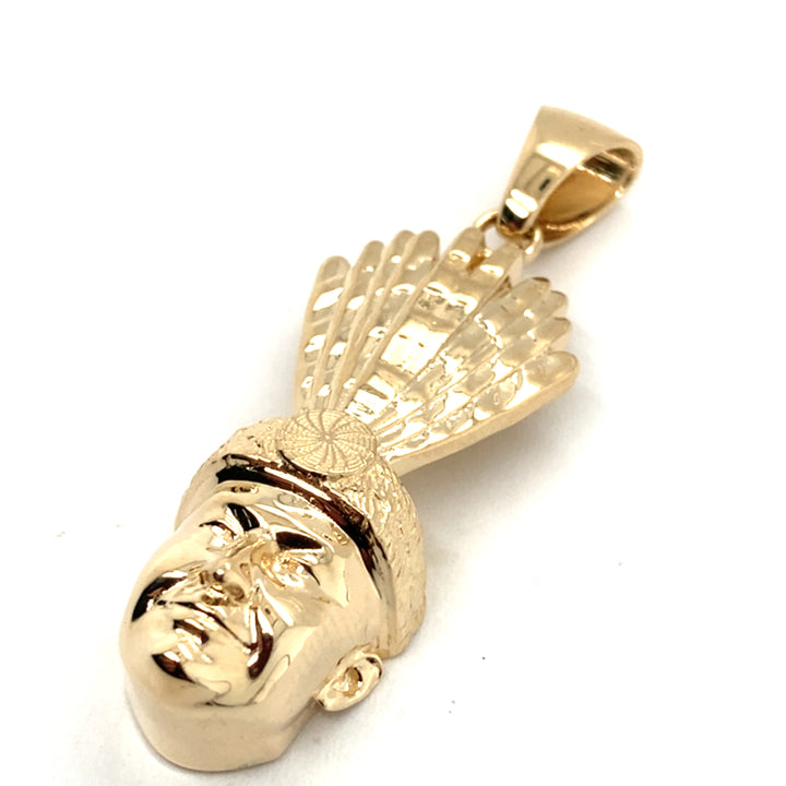 Lumbee Dancer 10k Gold Charm