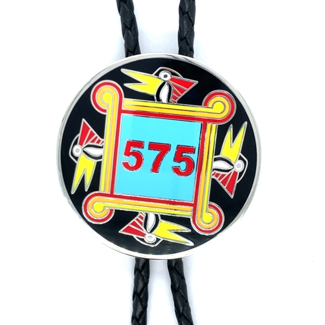 Black TPL II Bolo with Southeastern Woodland 575 woodpecker design, featuring detailed woodpecker motif in a sleek black finish.