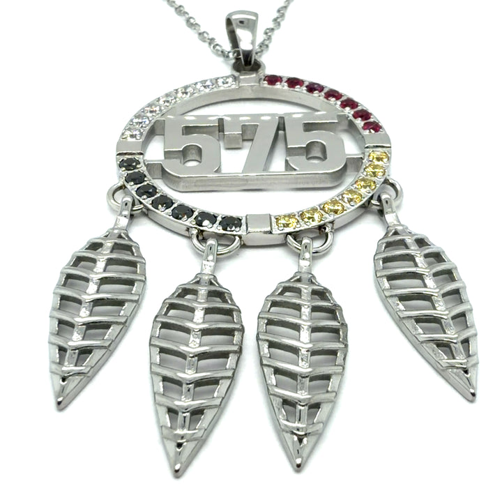 575 Necklace/Pendant Tribal 4 Directions