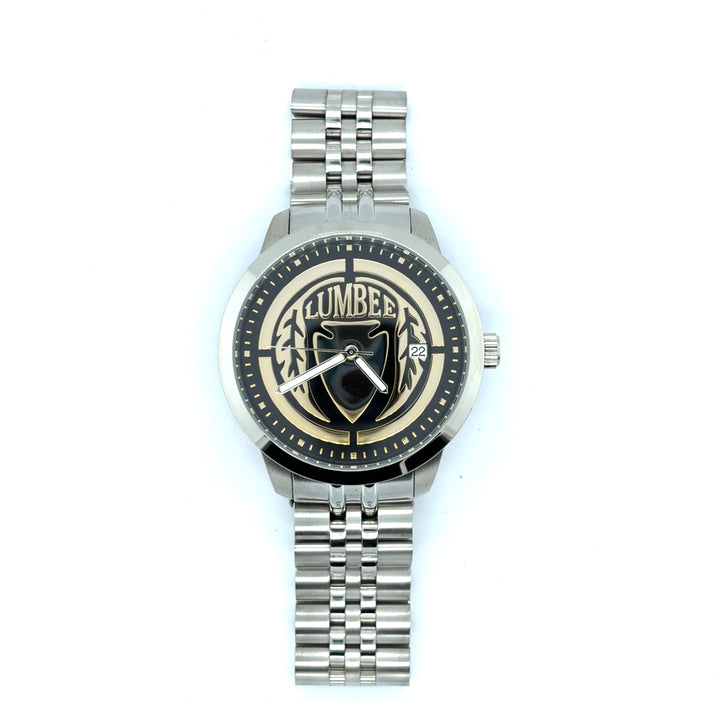 Lumbee Legacy Watch Mens - Stainless -Gold Tone Dial