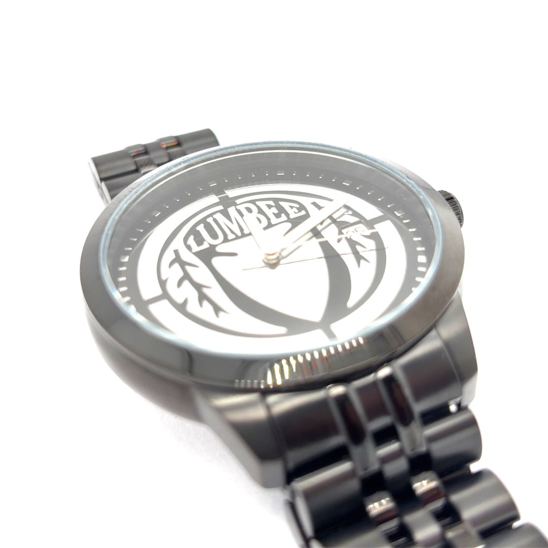Lumbee Legacy Watch Mens - Black -Silver Tone Dial