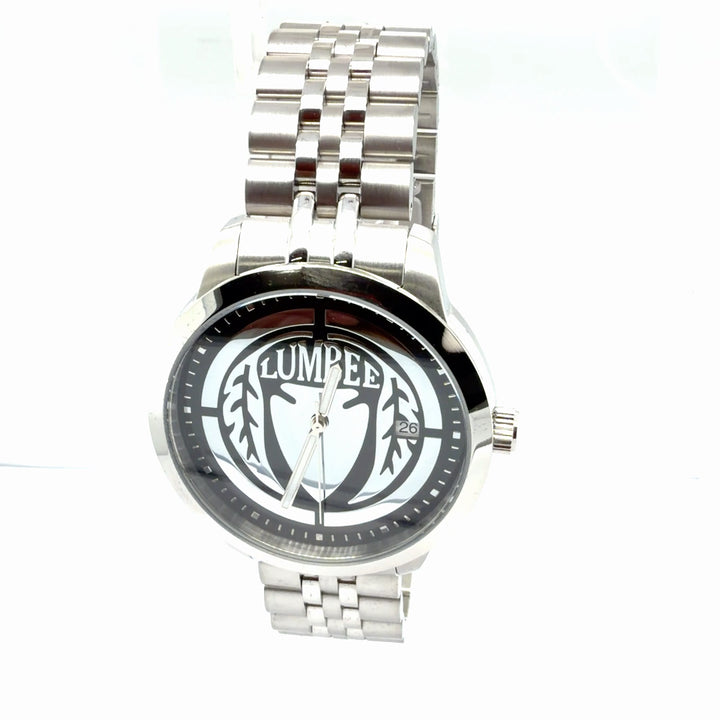 Lumbee Legacy Watch Mens - Stainless -Silver Tone Dial