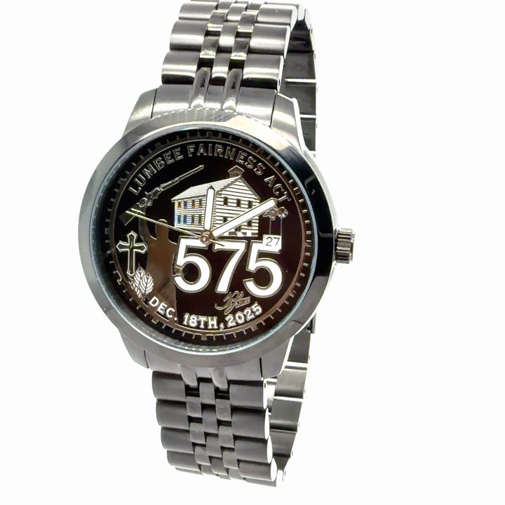Lumbee Fairness Act Watch - Black Stainless