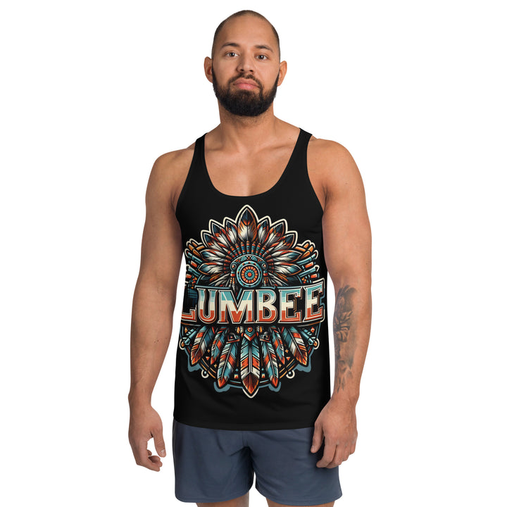 Pinecone Patchwork Unisex Tank Top