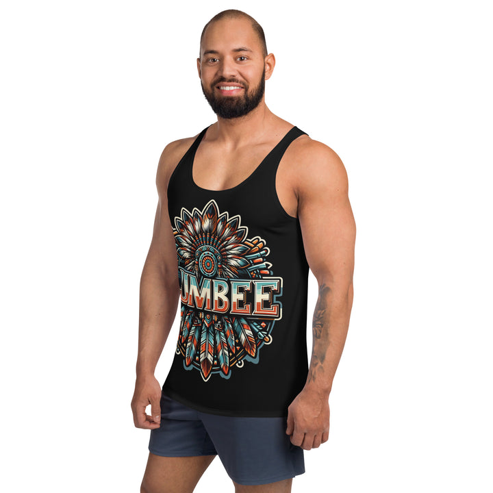 Pinecone Patchwork Unisex Tank Top