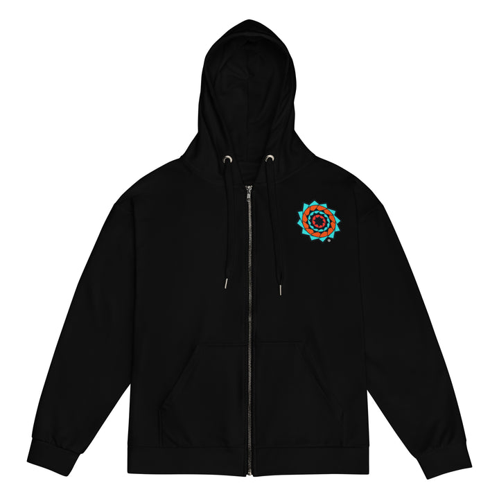 Pinecone Patchwork Unisex zip hoodie