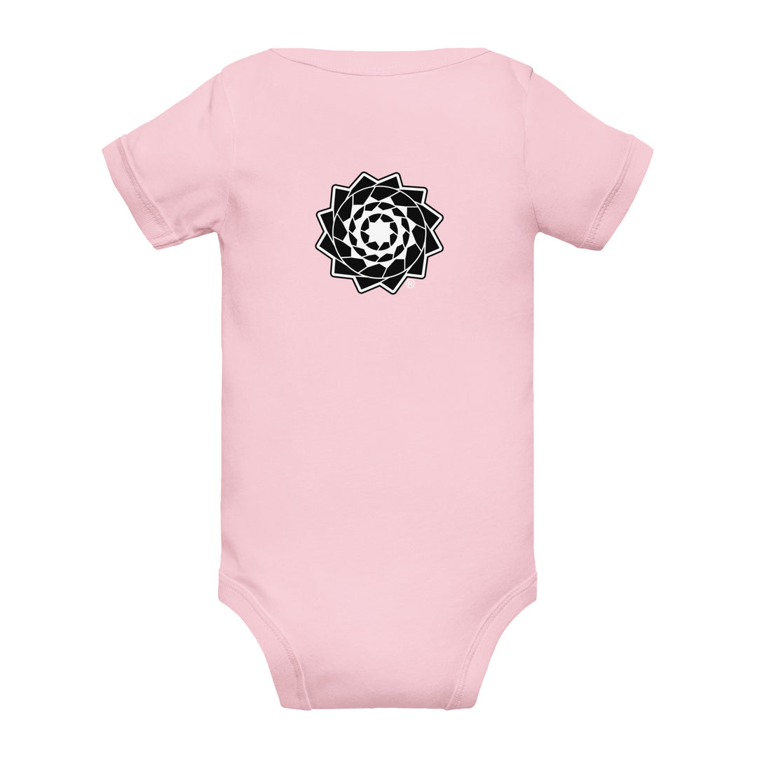 Pinecone Patchwork Baby short sleeve one piece