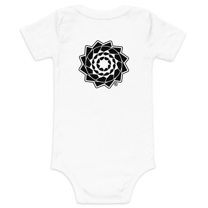 Pinecone Patchwork Fireman Baby short sleeve one piece