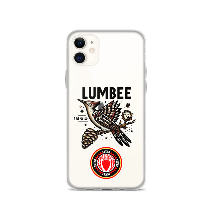 Pinecone Patchwork Woodpecker Clear Case for iPhone®