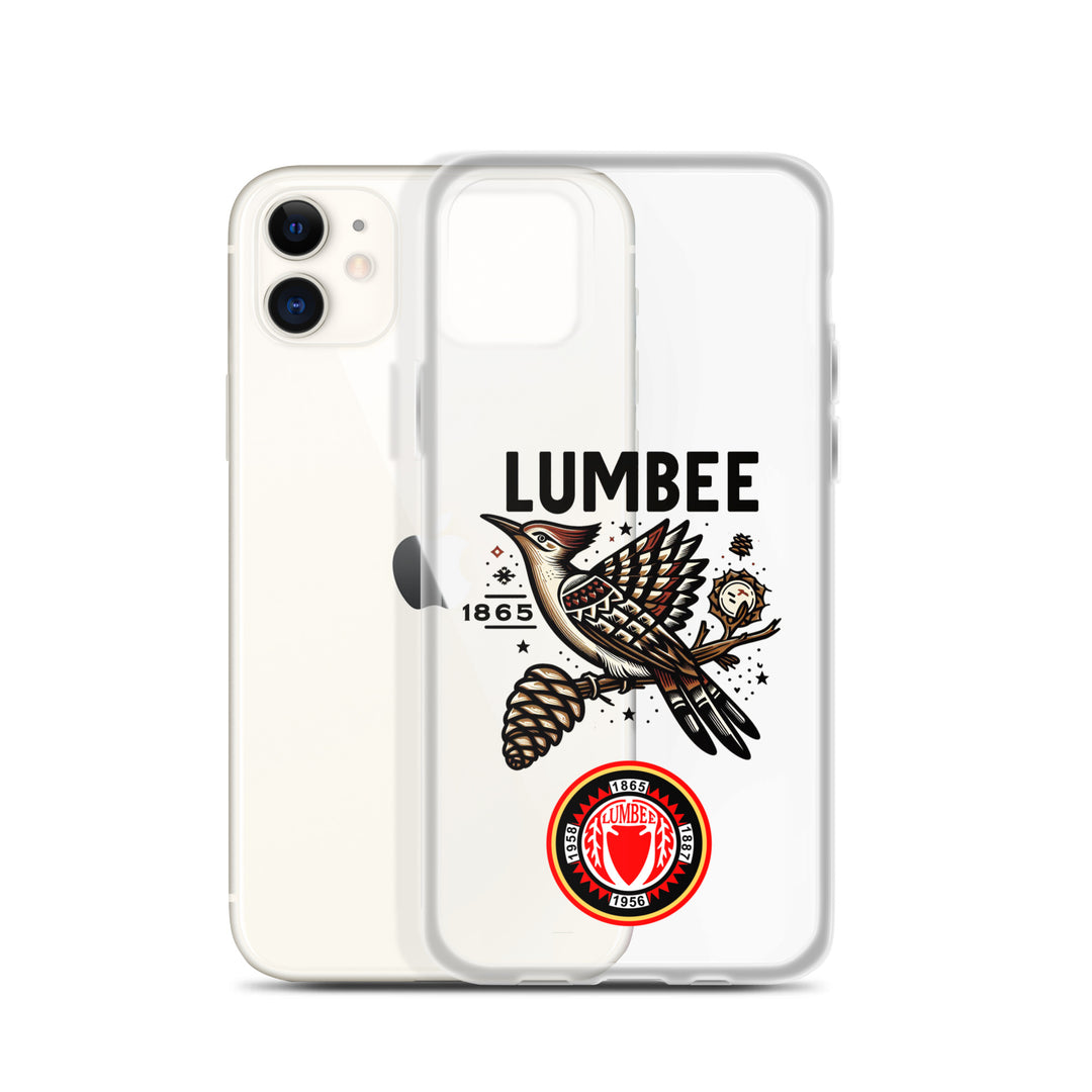 Pinecone Patchwork Woodpecker Clear Case for iPhone®