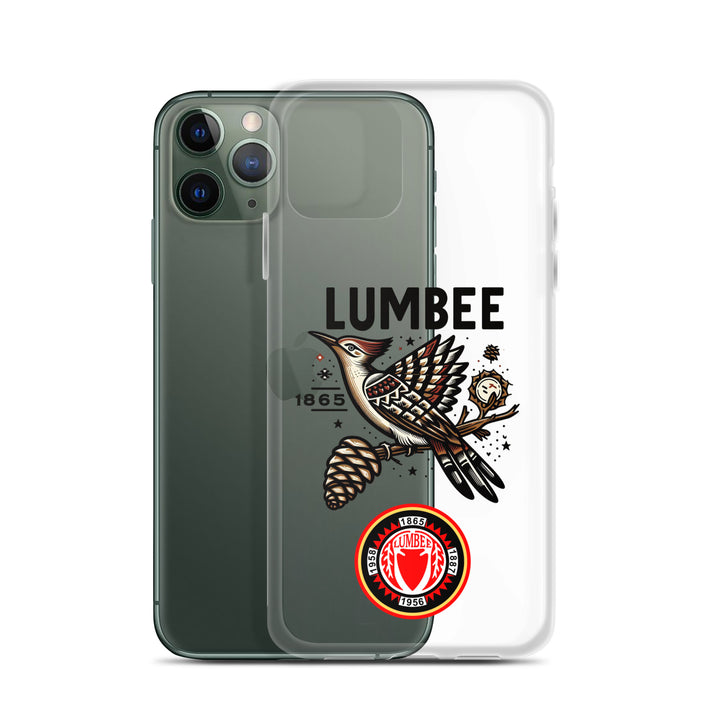 Pinecone Patchwork Woodpecker Clear Case for iPhone®