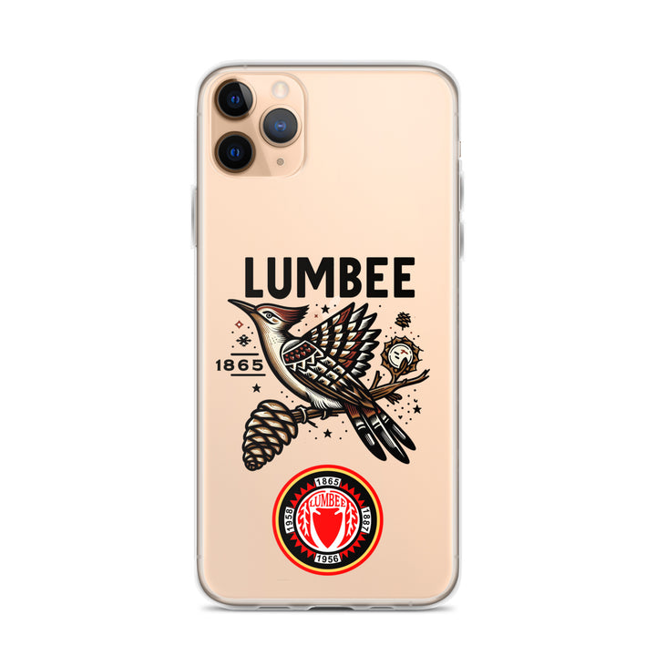 Pinecone Patchwork Woodpecker Clear Case for iPhone®