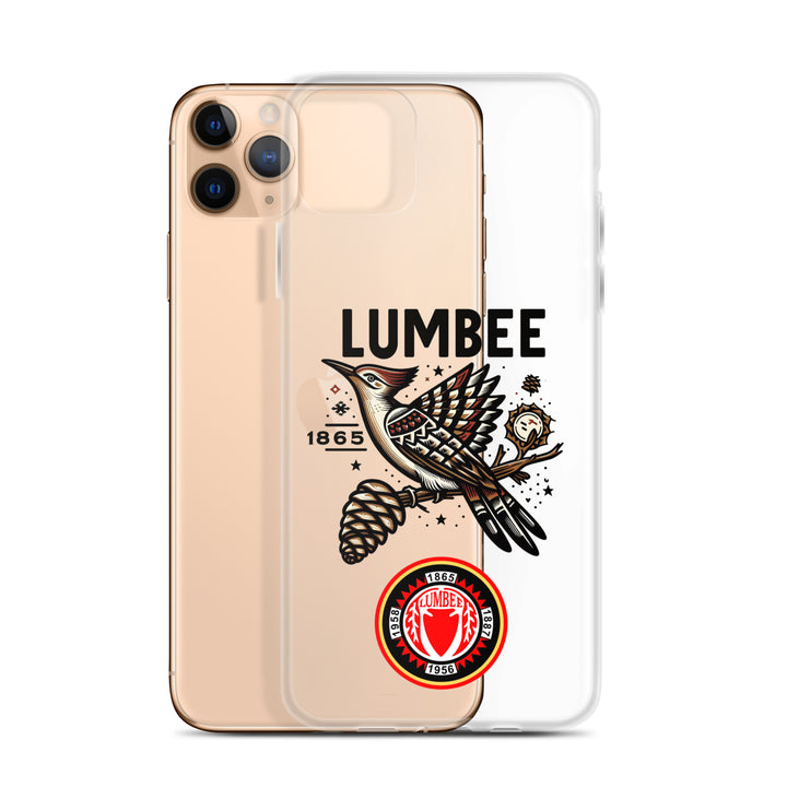 Pinecone Patchwork Woodpecker Clear Case for iPhone®