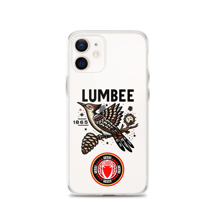 Pinecone Patchwork Woodpecker Clear Case for iPhone®