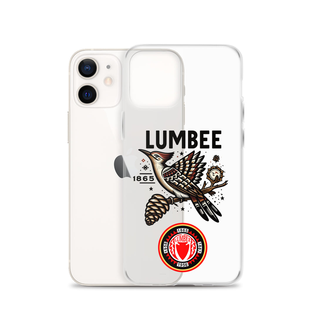 Pinecone Patchwork Woodpecker Clear Case for iPhone®