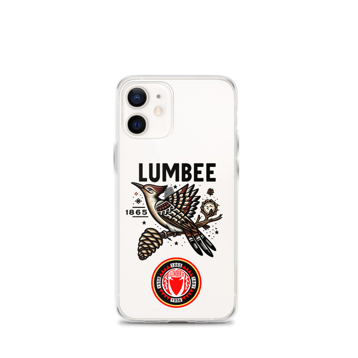 Pinecone Patchwork Woodpecker Clear Case for iPhone®