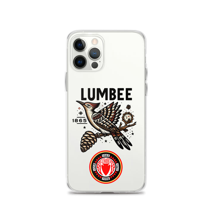 Pinecone Patchwork Woodpecker Clear Case for iPhone®