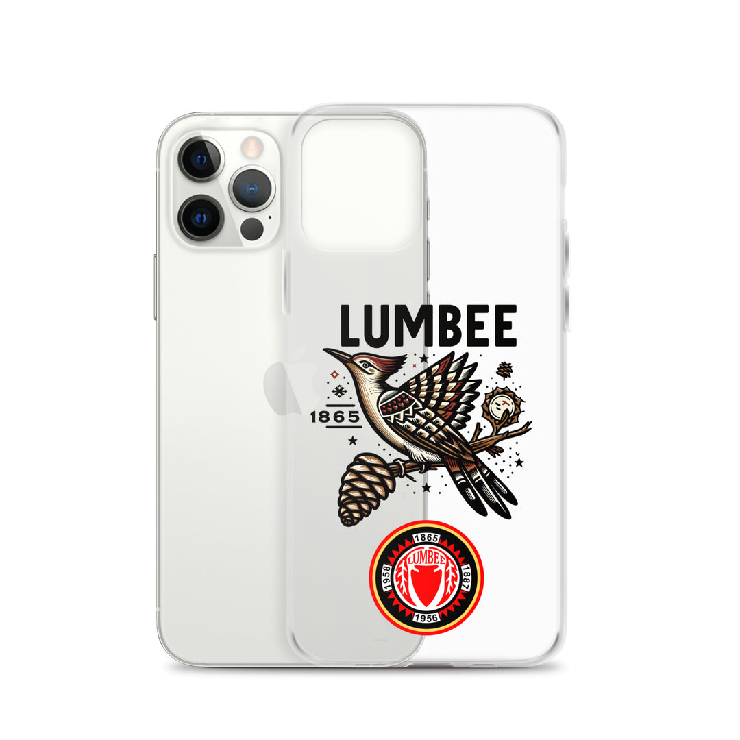 Pinecone Patchwork Woodpecker Clear Case for iPhone®