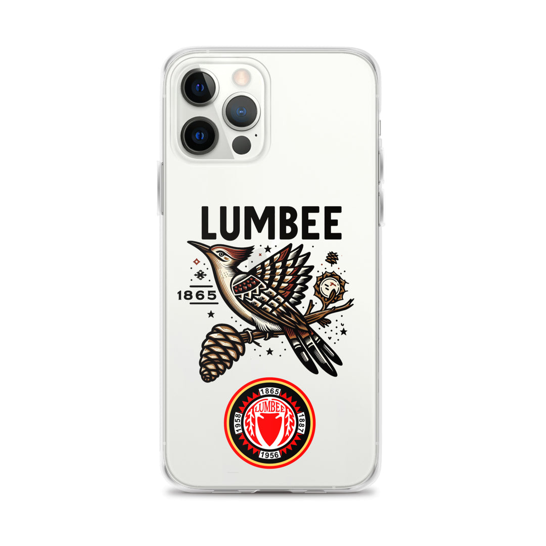 Pinecone Patchwork Woodpecker Clear Case for iPhone®