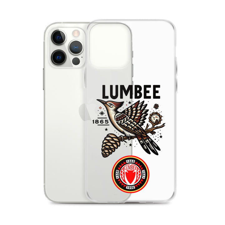 Pinecone Patchwork Woodpecker Clear Case for iPhone®