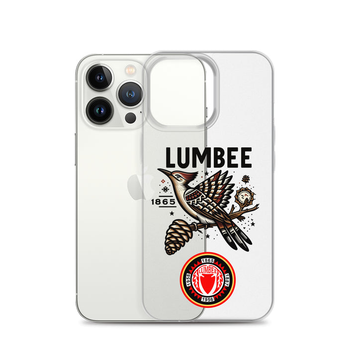 Pinecone Patchwork Woodpecker Clear Case for iPhone®