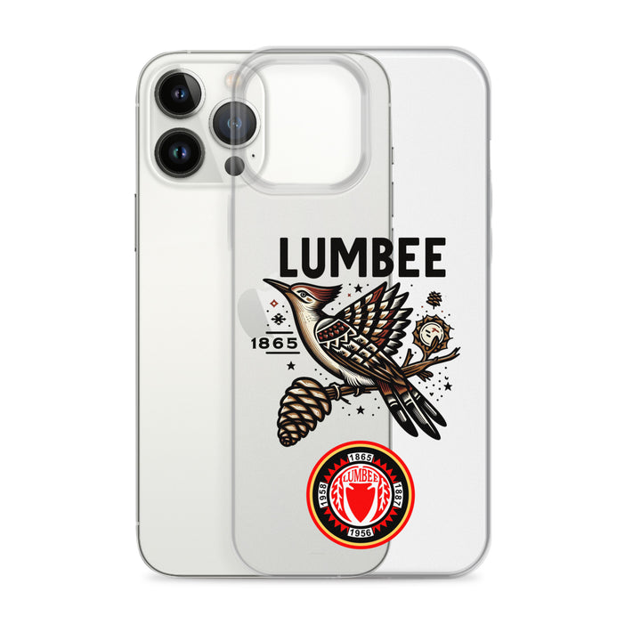 Pinecone Patchwork Woodpecker Clear Case for iPhone®