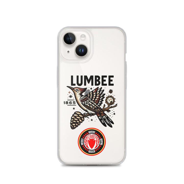 Pinecone Patchwork Woodpecker Clear Case for iPhone®