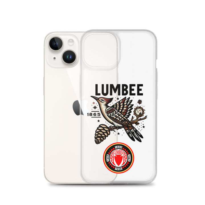 Pinecone Patchwork Woodpecker Clear Case for iPhone®