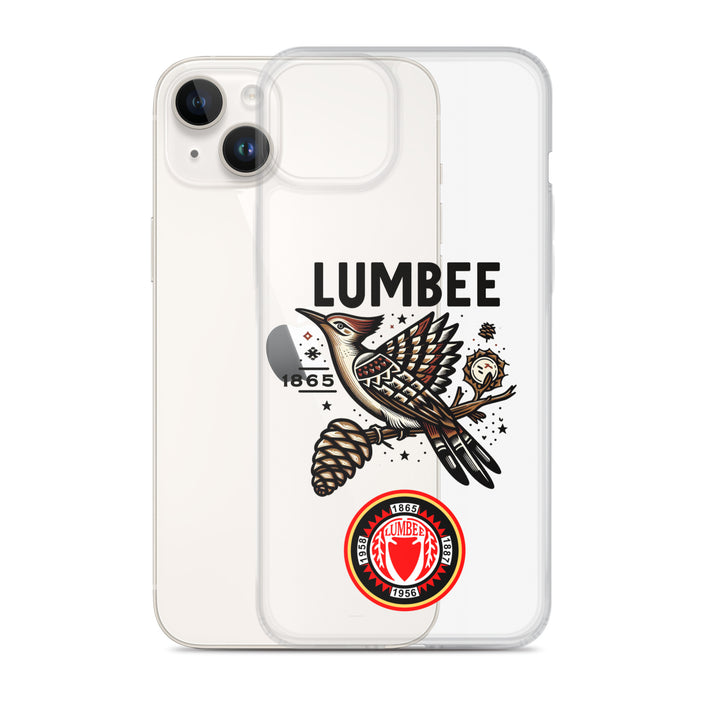 Pinecone Patchwork Woodpecker Clear Case for iPhone®