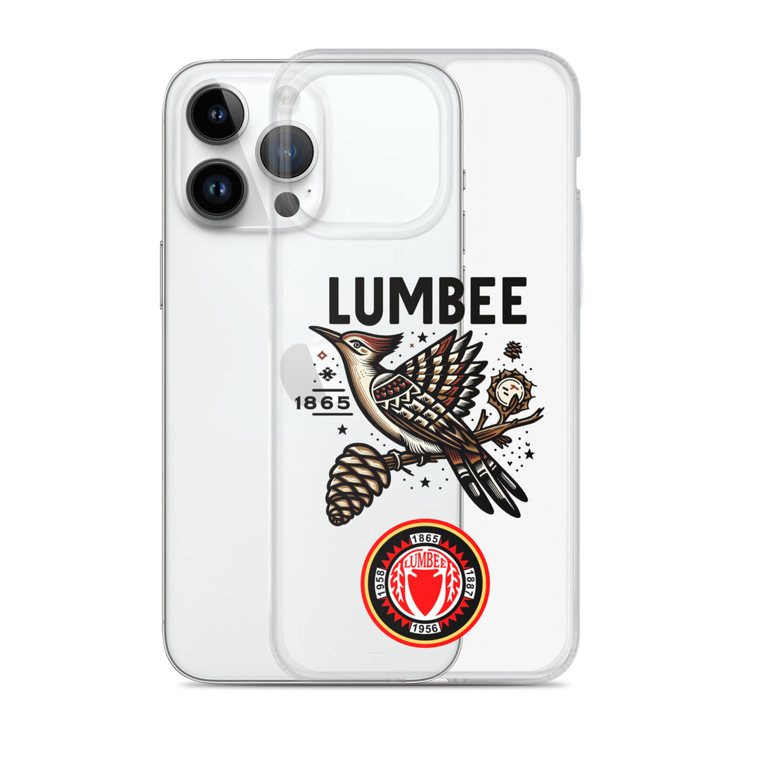 Pinecone Patchwork Woodpecker Clear Case for iPhone®